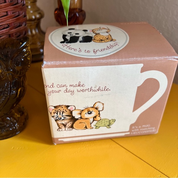 New In Box!!! Vintage 1980s Mug with Lid - Picture 5 of 6